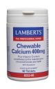 TUGGBAR Kalciumkarbonat 400 mg (60 tabletter)