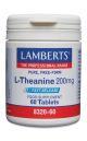 Lamberts L-Teanin 200mg kosttillskott - 60 tabletter